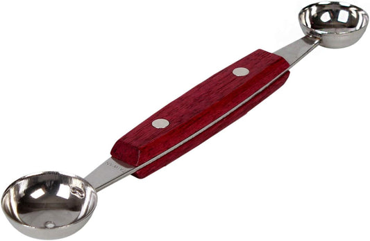 Excellante Deluxe Stainless Steel Melon Baller with Wood Handle