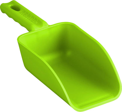Vikan Remco 630077 Color-Coded Plastic Hand Scoop - BPA-Free Food-Safe Kitchen Utensils, Restaurant and Food Service Supplies, 16 oz, Lime