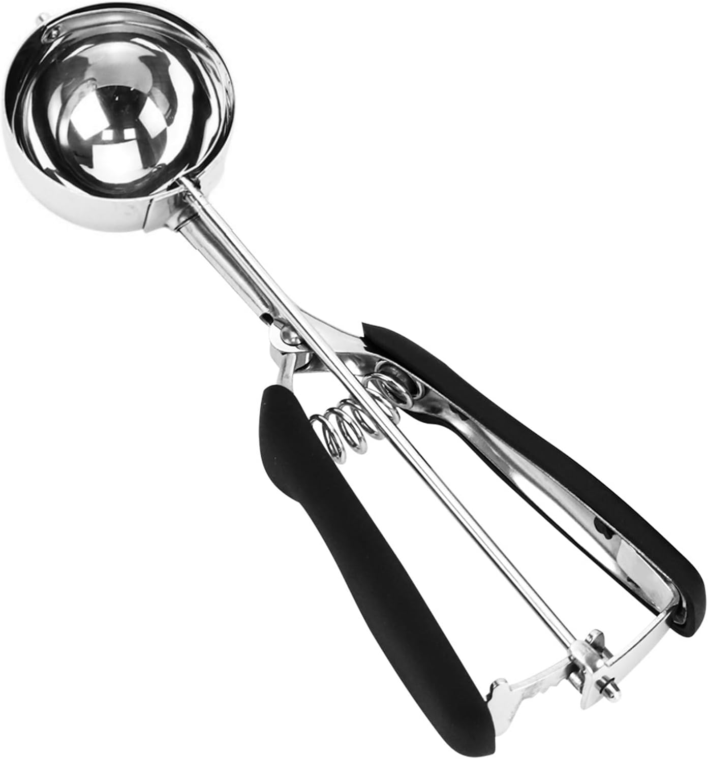 Ice Cream Scoop, 18/8 Stainless Steel Cookie Scoop, Cookie Scoops for Baking, 2 Tbsp/ 30 ml/ 1 oz Cookie Dough Scoop, Ice Cream Scooper with Trigger Release, Cookie Scooper for Baking
