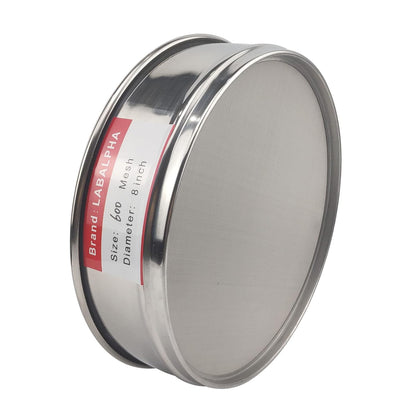 LABALPHA 120 Mesh Lab Sieves, #120 Mesh Test Sieve, 8'' Diameter, 304 Stainless Steel Wire Cloth (0.125mm)
