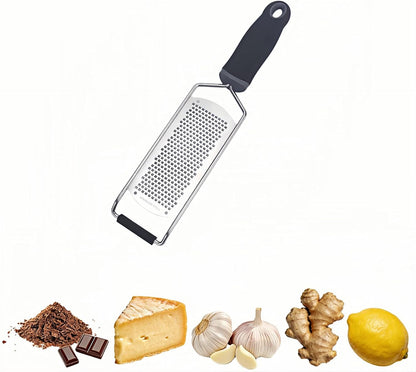 Premium Rotary Cheese Grater,Upgrade Multifunction Food Grade Stainless Steel Fine Grater for Parmesan, Garlic,Ginger,Chocolate,Lemon Zest,Dishwasher Safe,Non-Slip Handle,Rustproof & Durable