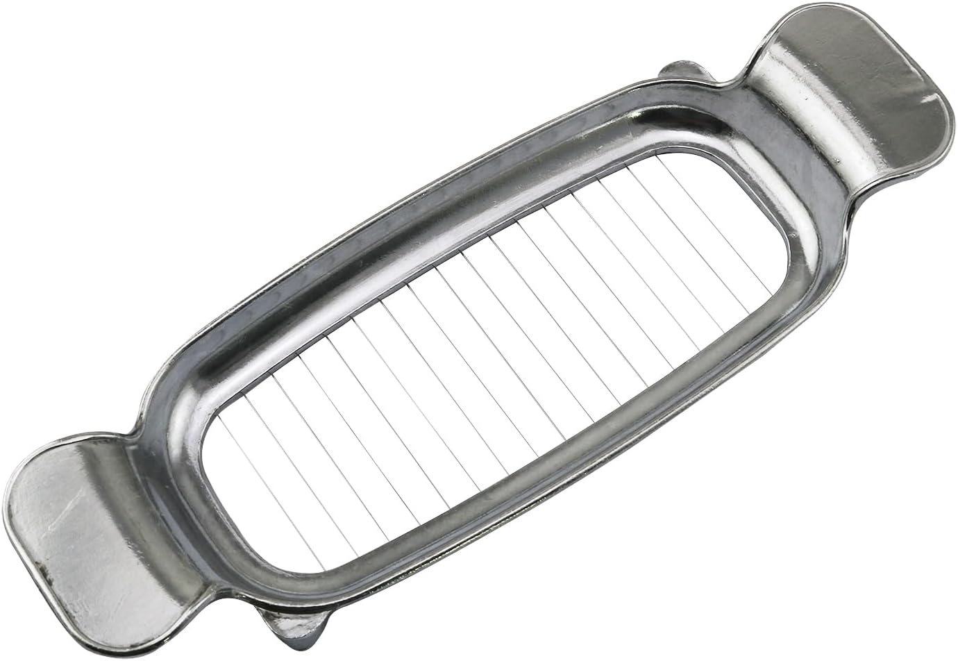 Stainless Steel Block Cheese Slicer Butter Cutter 6.5x2x19.5cm Multi Functional Sausage Ham and Egg Divider