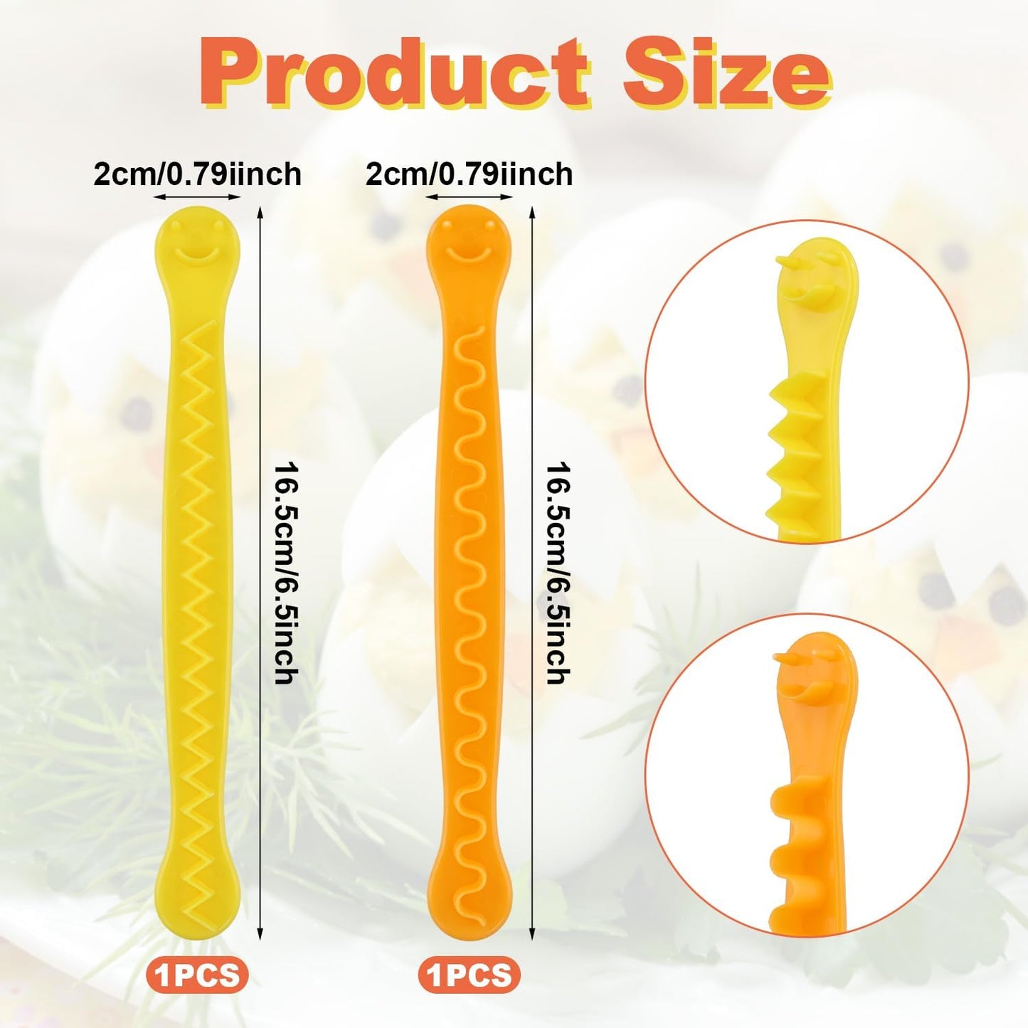 2pcs Fancy Cut Eggs Cutters, 2 Shapes Cooked Eggs Cutter for Boiled Eggs, Multifunctional Egg Decorator Cutter Fruit Slicer Kitchen Tool for Making Cute Children's Bento