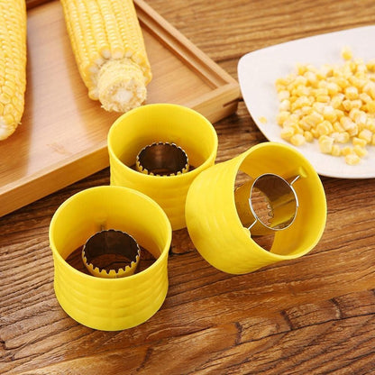Corn Cob Stripper Stainless Steel Corn Peeler Splitter Remover Quick and Convenient Thresher Kitchen Salad Tool