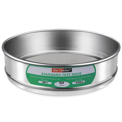 Xin Tester 325 mesh Standard Mesh Lab Sieves Laboratory Sample Test Analysis Sieve Dia 7.88 Inches