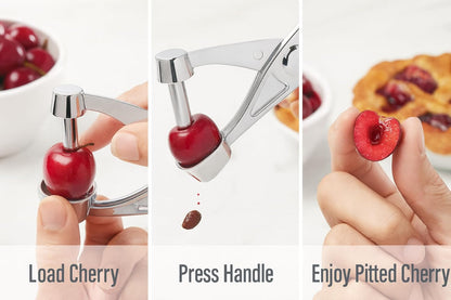 Mrs. Anderson’s Baking Cherry Pitter, Chrome-Plated Zinc Alloy