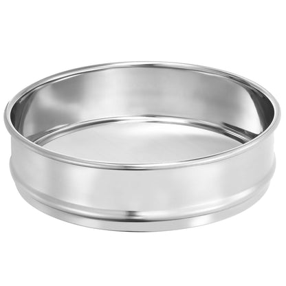 PATIKIL 10 Mesh Lab Sieve, 8" Diameter Test Sieve 304 Stainless Steel Wire Cloth (2mm) for Industrial Laboratory