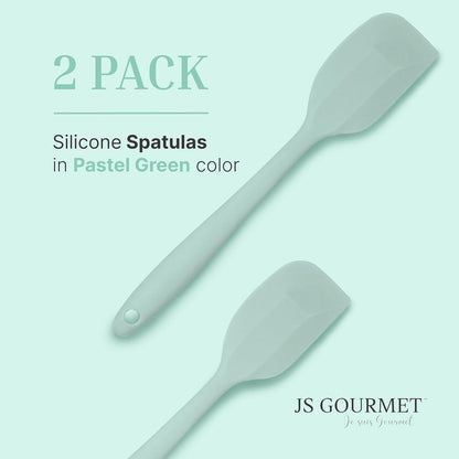 Silicone Pastry Brush Set – 2-Piece Set of Basting Brushes for Cuisine and BBQ – Kitchen Tools and Accessories with Comfortable Handles, Heat-Resistant Utensils for Cooking & Baking – Pastel Pink