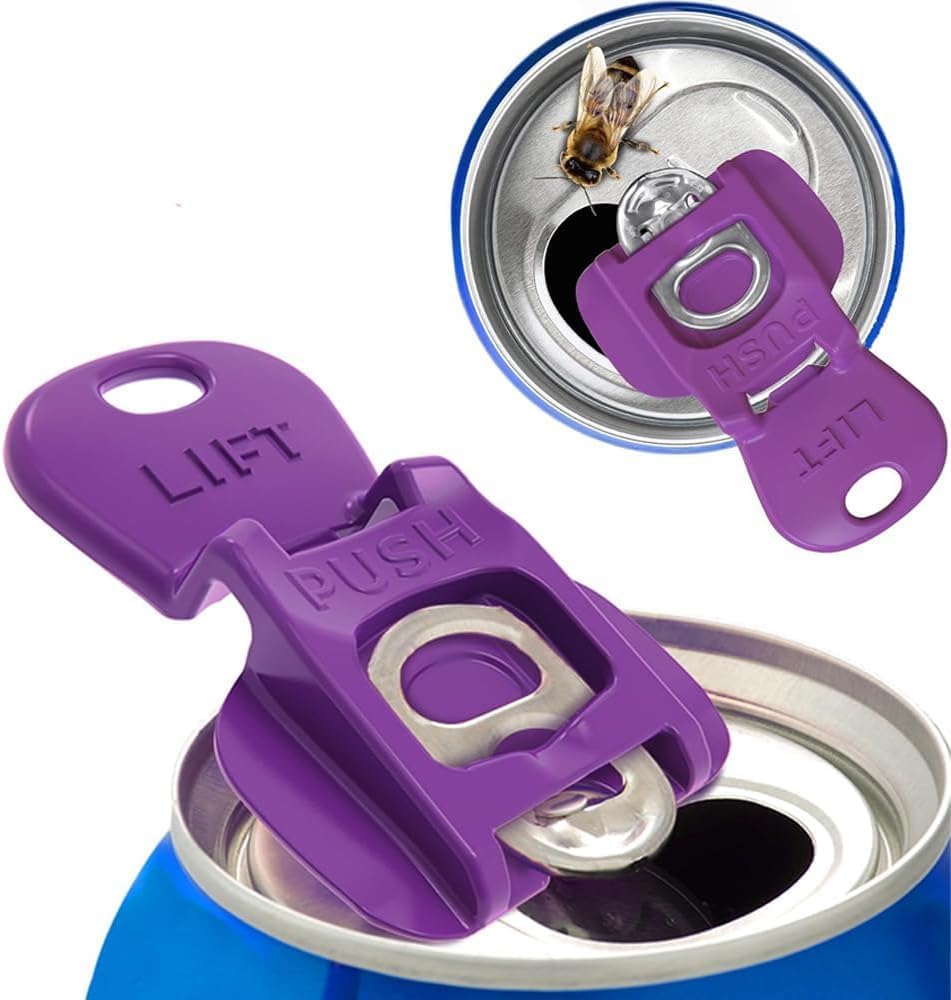Pop Can Opener – 4 Pack Beer Can Opener, Soda Can Tab Opener, Party Essential Tool, Great Tool for Bartenders