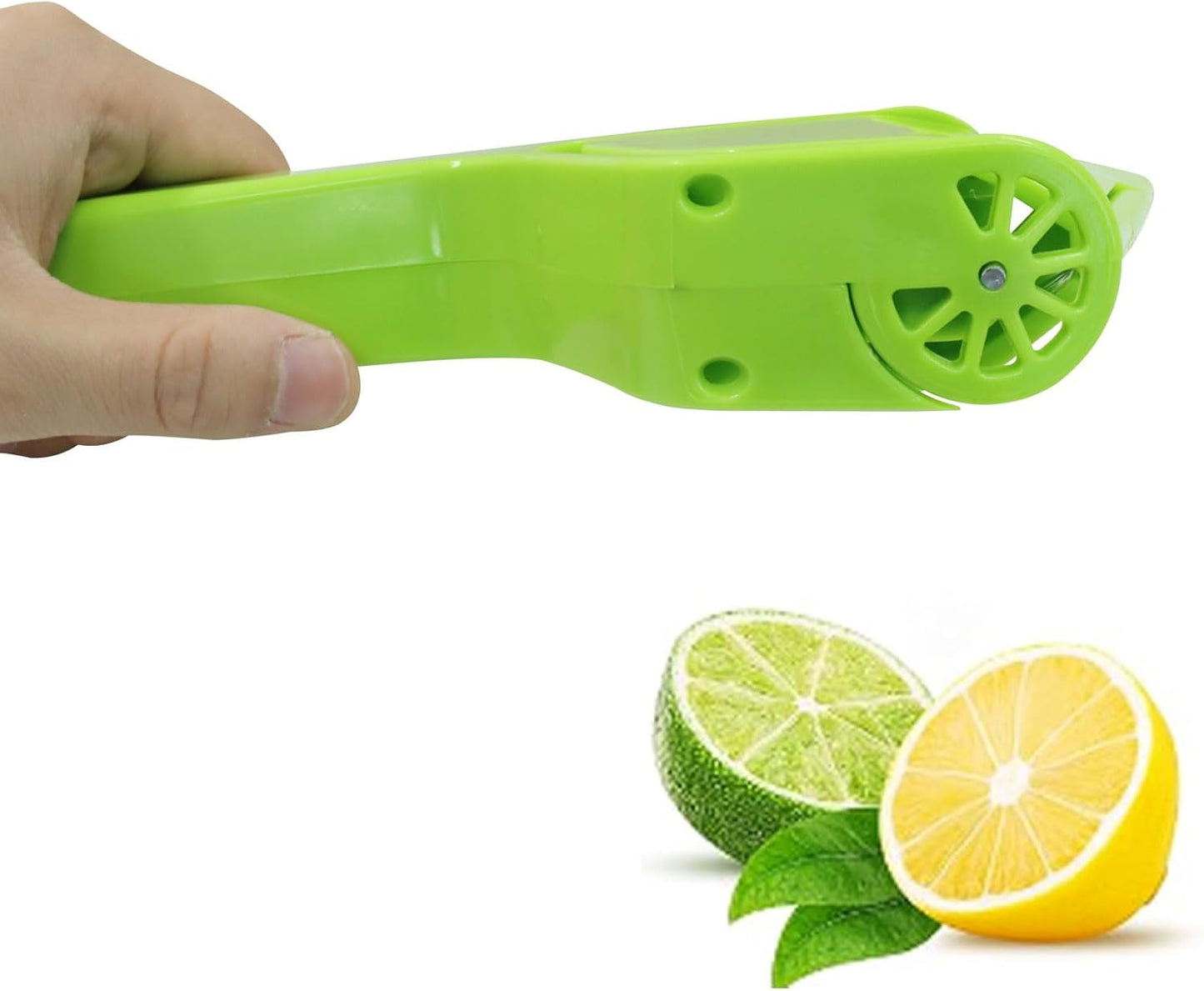 Zorfeter Effortless Lime Juicer, Manual Hand Juicer Easy-Squeeze Fold Flat Citrus Juicer, Portable Lemon Press Squeezer for Lemons/Limes/Citrus(Yellow)