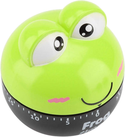 Cartoon Animal Kitchen Timer, 55 Minute Mechanical Countdown Timer for Cooking Baking No Battery Required Cute Clock for Eggs Cookies (1#)
