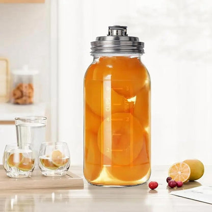 2 Pack Mason Jar Pour Spout Lid - Fits Regular Mouth & Wide Mouth Jars (86mm) - Leak Proof Stainless Steel Flip Cap for Drinking, Salad Dressing & Food Storage - Airtight Seal Cover