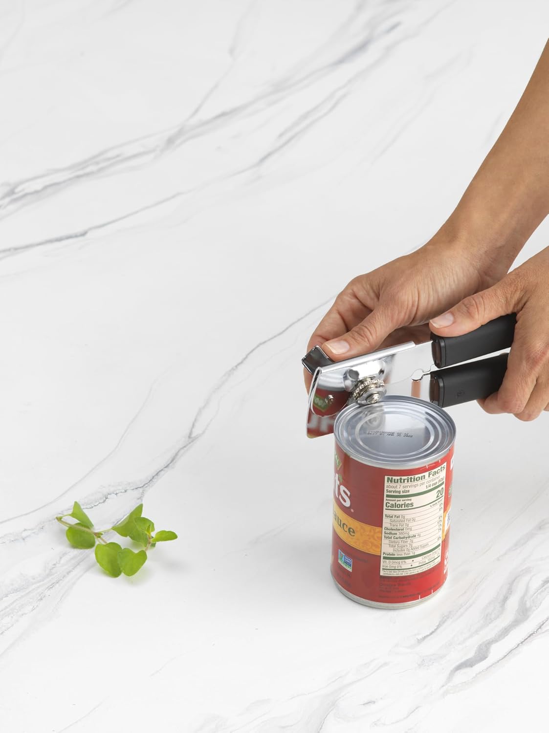 GoodCook Everyday Classic Can Opener – High Carbon Stainless Steel Heavy Duty Can Opener with Soft Grip Handles, Easy to Use Kitchen Tool, Universal for Any Sized Can