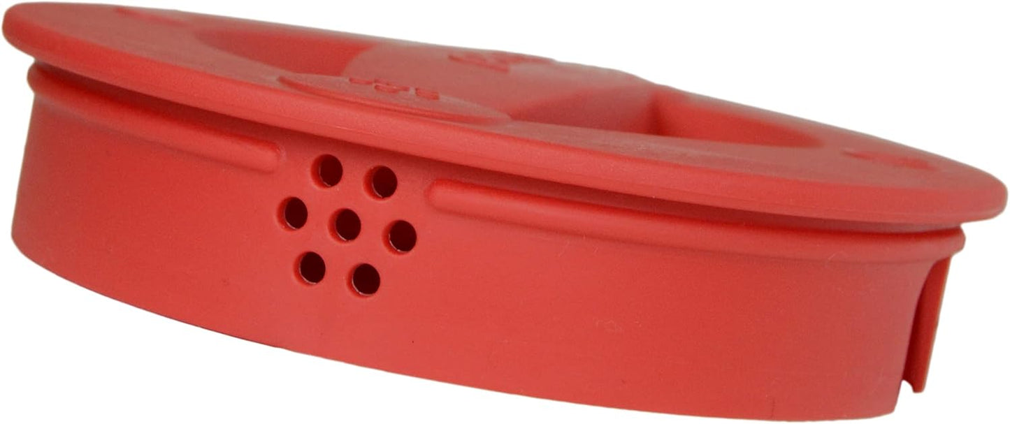 Pyrex 516-RRD-PC 2-Cup Red Measuring Cup Lid (2-Pack) - Made in the USA