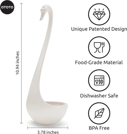 OTOTO The Original Nessie Ladle - Soup Ladle, Cute Gifts, Funny Kitchen Gadgets, Loch Ness design, Cooking Gifts for Mom - Cute and Practical Kitchen Utensils - Unique Gifts for Women
