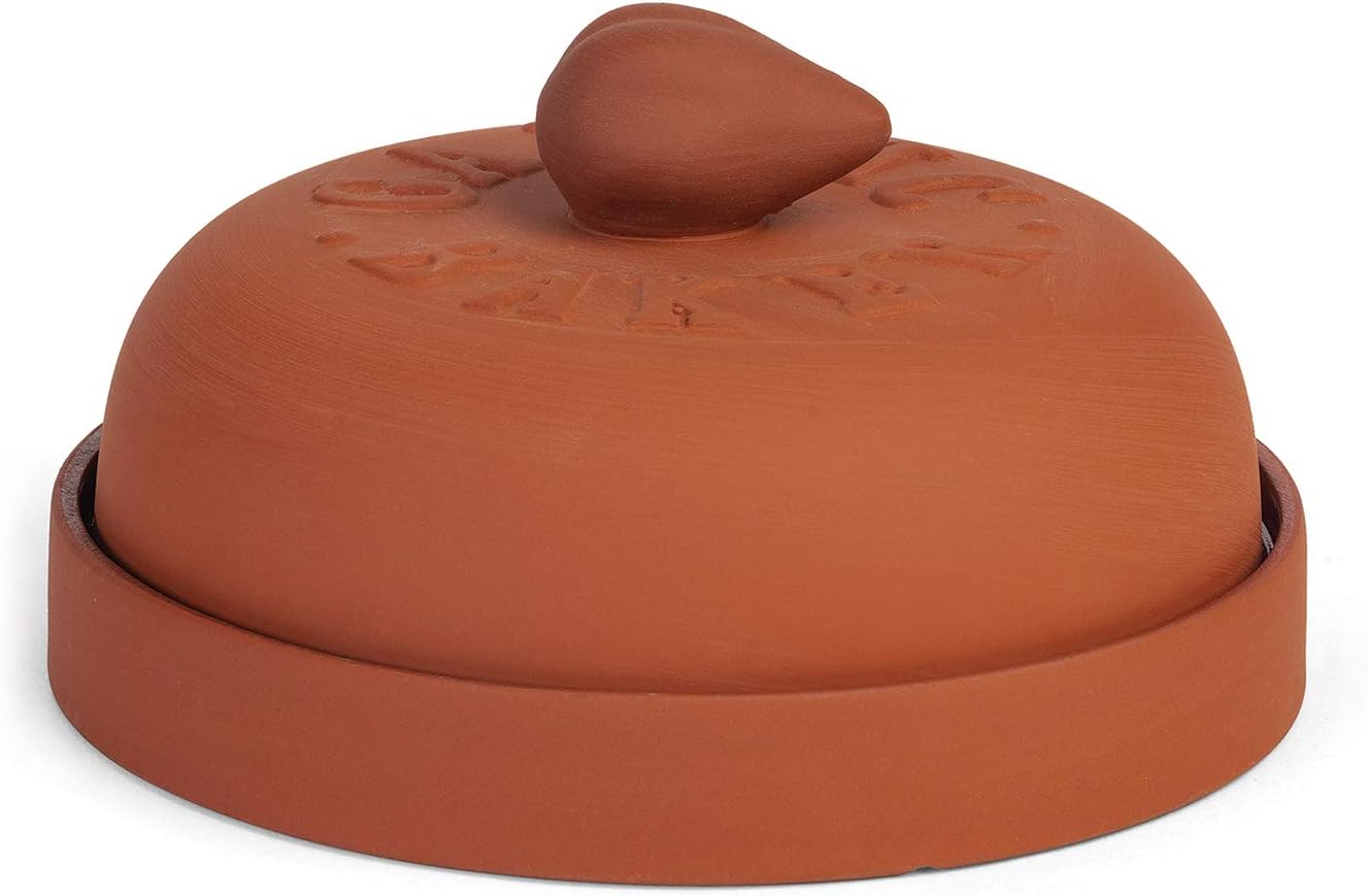 Fox Run Garlic Baker, 7-Inch, Terra Cotta