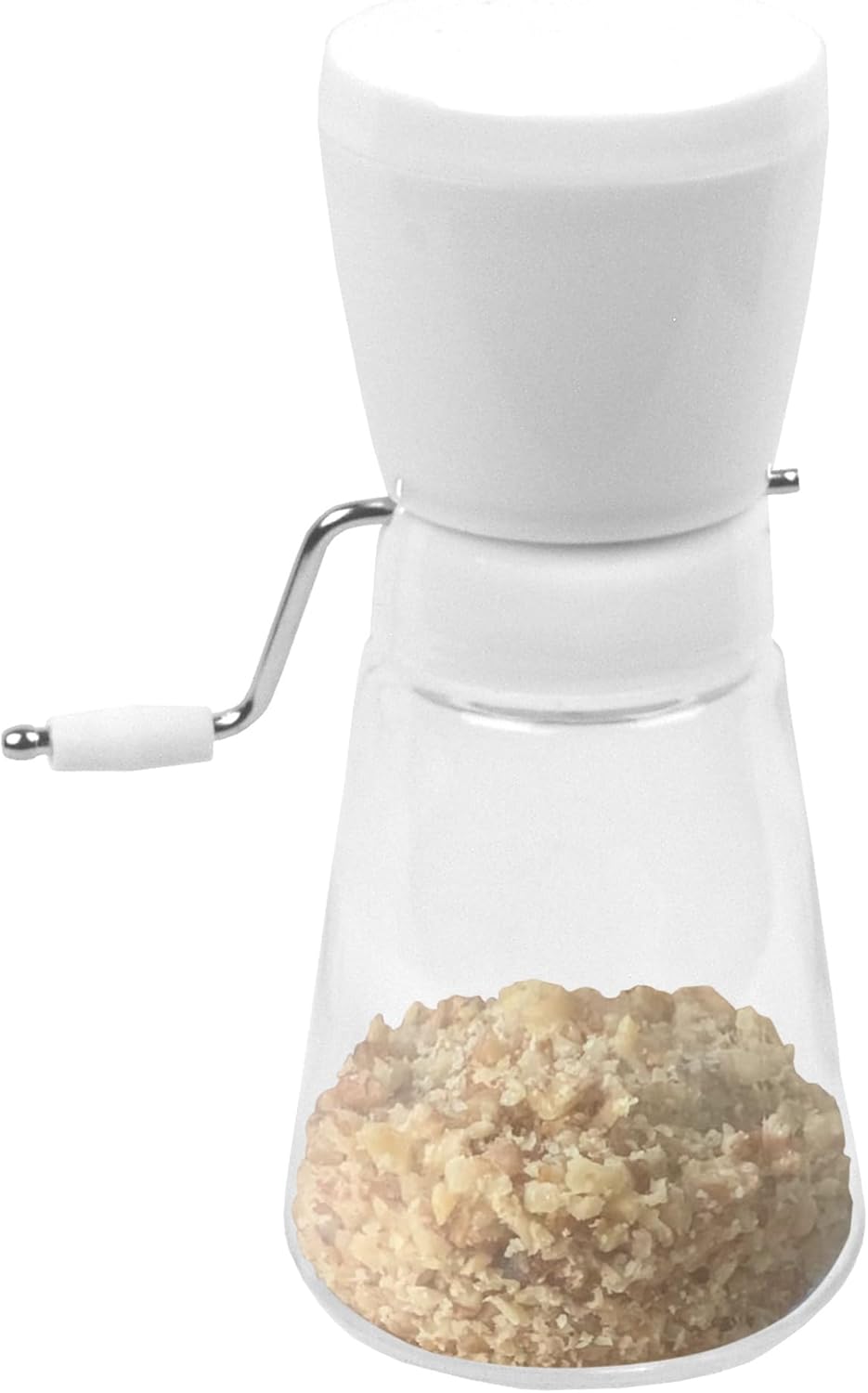 Fox Run 5716 Hand Crank Nut Chopper/Grinder, 7.5 inches White
