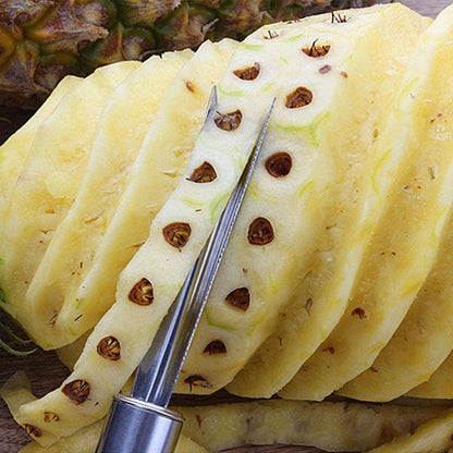 Pineapple Eye Peeler Remover Tool - Multipurpose Clip, V Shape Stainless Steel for Home Kitchen Fruit
