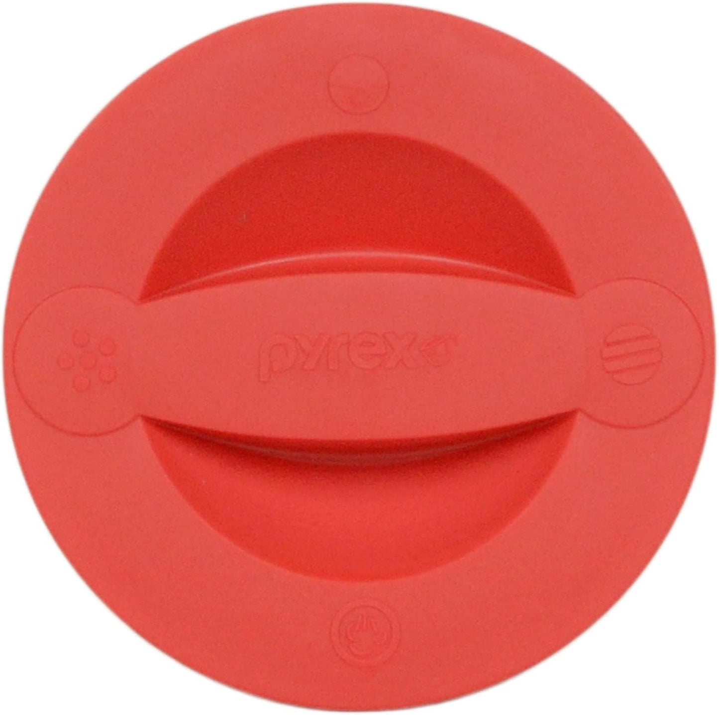 Pyrex 516-RRD-PC 2-Cup Red Measuring Cup Lid (2-Pack) - Made in the USA