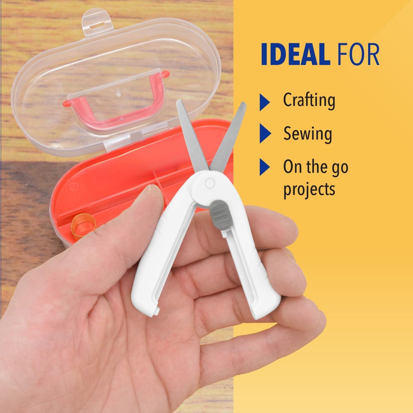 Westcott 5-Inch Micro-Tip Fabric Scissors with Titanium-Bonded Blades - Craft Scissors for Paper and Fabric, Sewing, and More