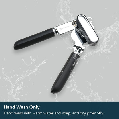 KITCHENDAO Manual Can Opener, Super Sharp Sandvik 12C27 Blade, Handheld Can Opener with Magnet, Smooth Edge Cut, Soft Grip, Oversized Knob for Seniors & Arthritis, Easy to Use, Green