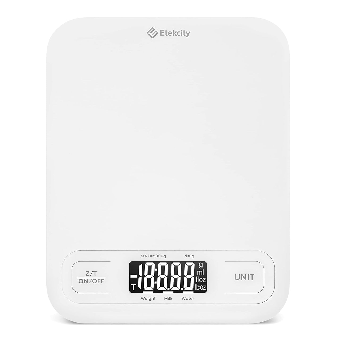 Etekcity Smart Food Kitchen Scale with Nutritional Calculator, Free App with 19 Nutrients Tracking, Calorie, Marco, Digital grams and ounces for weight loss, Premium Stainless Steel, 11lb