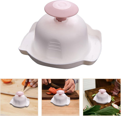 Hemoton Food Safety Holder for Mandoline Slicer Vegetable Cutter Finger Protector Kitchen Gadget Hand Guard 4.33X3.93X2.36 Inch Stable Grip for Safe Cutting and Grating 2 Pack