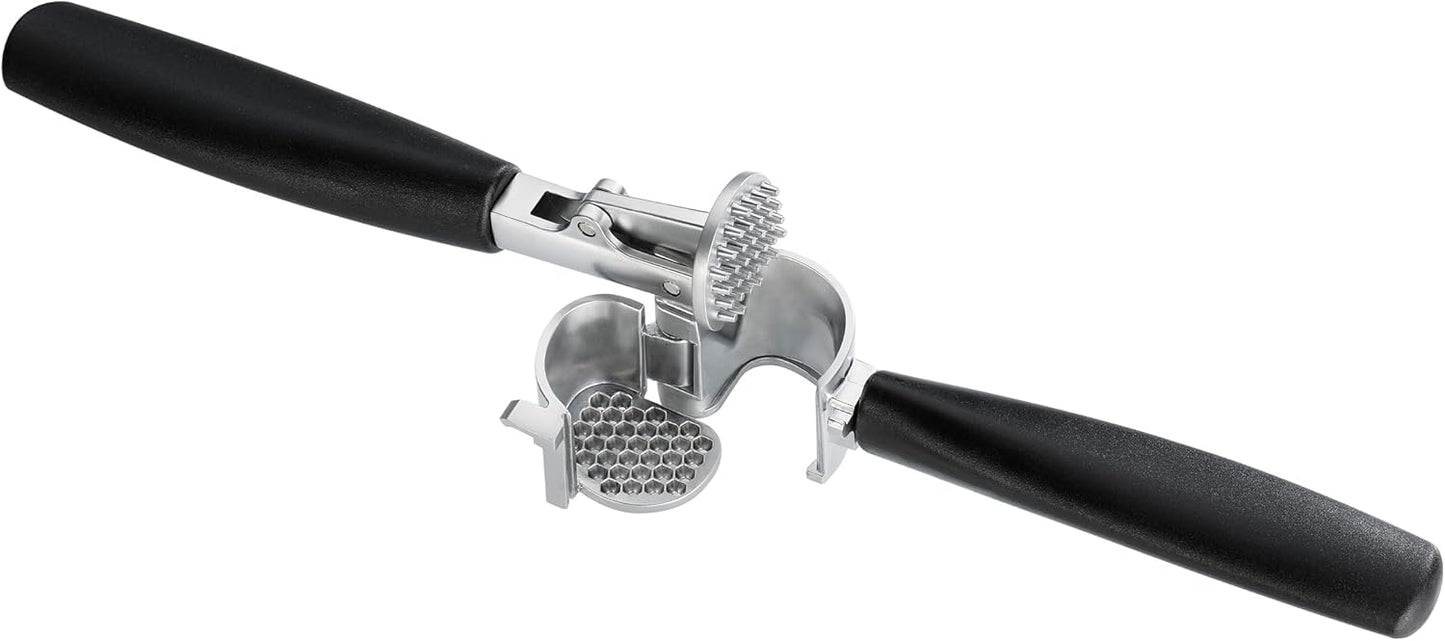 Küchenprofi Stainless Steel Garlic Press with Non-Stick Coating, 8.5" x 2.4"