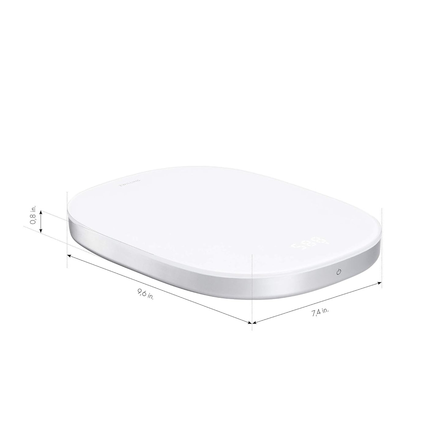 ZWILLING Enfinigy Digital Kitchen Food Scale, Max Weight 22lbs, Grams & Ounces, .1-gram Accuracy, Black