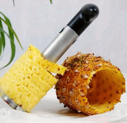 Stainless Steel Pineapple Corer & Slicer - Thick Blade, Easy-to-Use Pineapple Cutter & Core Removal Tool for Perfect Pineapple Rings