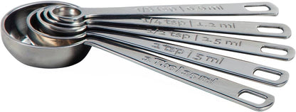 Le Creuset Stainless Steel Measuring Spoons, Set of 5