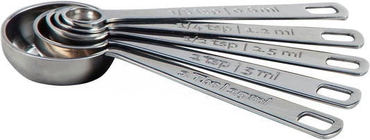Le Creuset Stainless Steel Measuring Spoons, Set of 5