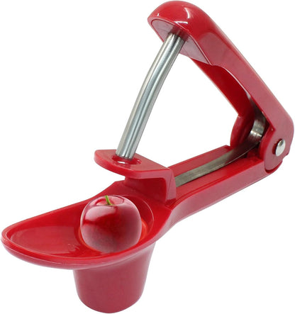 Cherry Pitter Tool, Red Olives Seed Remover Plum Corer Pitter for Fruit Jam Making（1Pc)