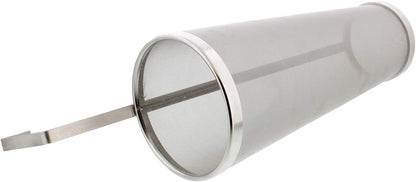 Brewing Hopper Spider Strainer, ProMaker Stainless Steel 1 Gallon 300 Micron Mesh Cartridge Hop Spider Beer Hops Filter Homebrew Hops Beer Tea Kettle Brew Filter (5.3 X 16 Inch)
