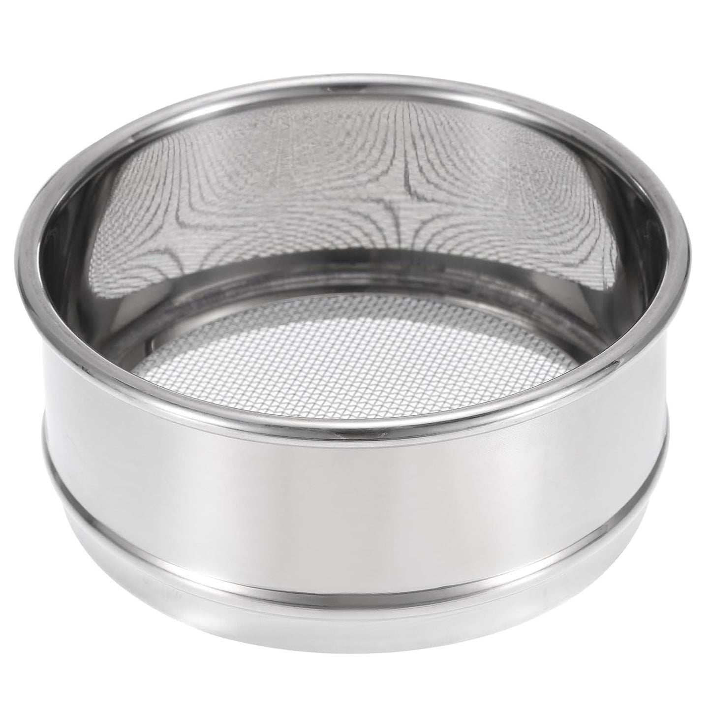 PATIKIL 150 Mesh Lab Sieve, 4" Diameter Test Sieve 304 Stainless Steel Wire Cloth (0.1mm) for Industrial Laboratory