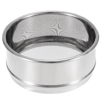 PATIKIL 150 Mesh Lab Sieve, 4" Diameter Test Sieve 304 Stainless Steel Wire Cloth (0.1mm) for Industrial Laboratory