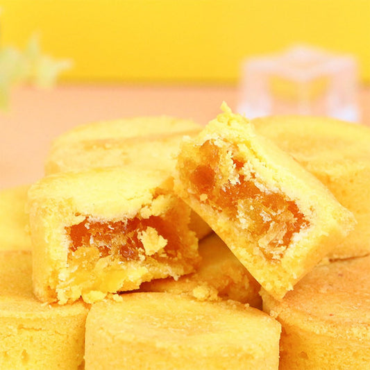 Pineapple pie 200g/7.05oz, Pineapple pastry, Dim sum, Chinese Casual Snacks,Generous Pieces,Delicious Pastry Crust.