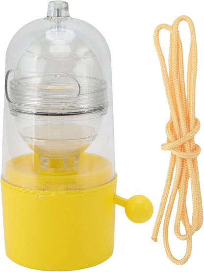 Zerodis Egg Spinner, Pulling Rope Detachable Plastic Dishwasher Washable Manual Golden Egg Shakers, Egg White and Yolk Spin Mixer Egg Scrambler for Making Hard Boiled Golden Eggs