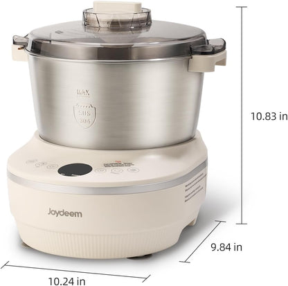 Joydeem Electric Dough Maker with Dual Seasonal Fermentation Function, 3.7Qt Dough Mixer Machine, Perfect for Bread Pizza Roti Dumpling Dough & Sourdough, HMJ-A351