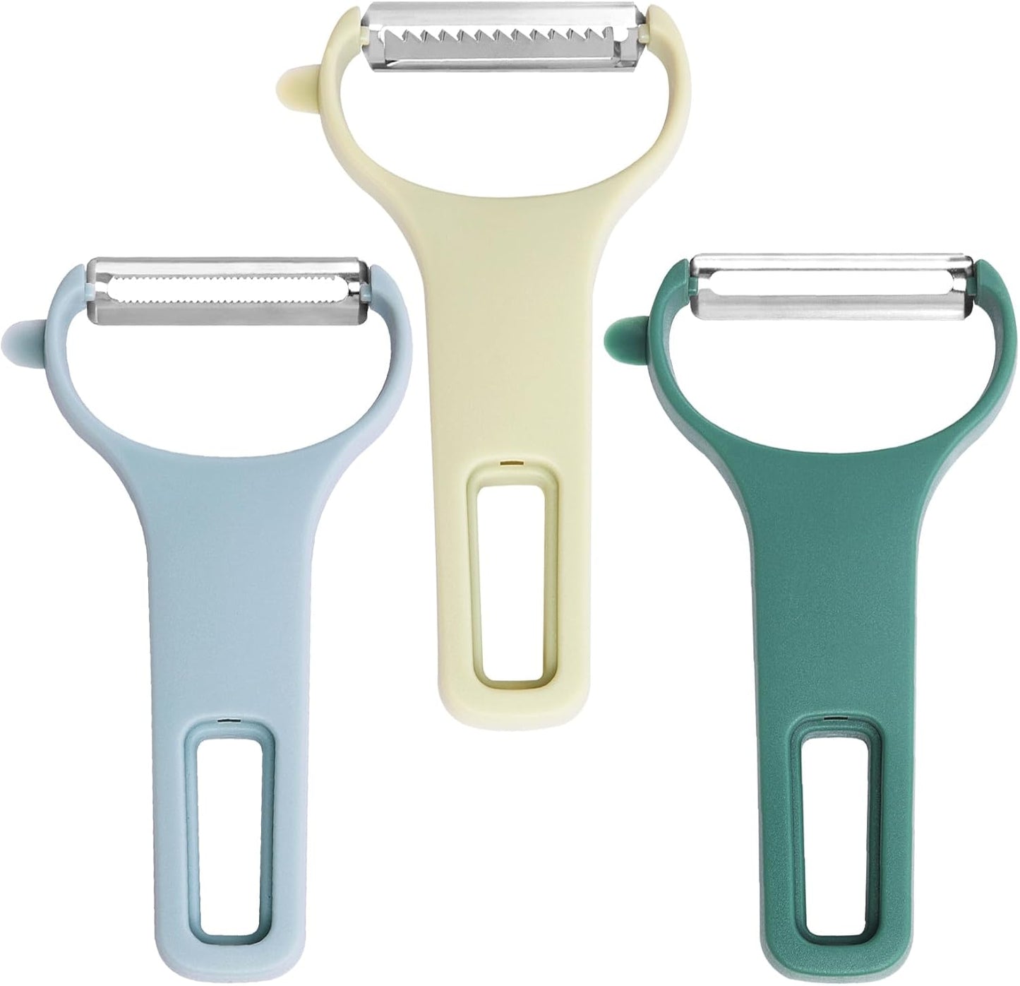 Potato Fruit Vegetable Peelers for Kitchen,Julienne Veggie Peeler,3 Piece Y Peeler Set