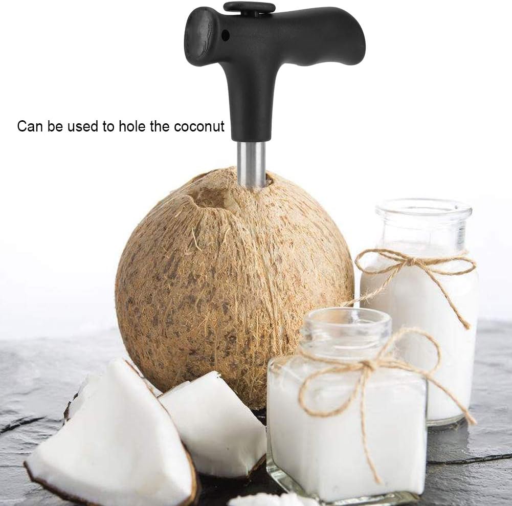 Stainless Steel Coconut Opener Anti- Sharp Fruit Corer for Pineapple Haw Home & Kitchen Gadget