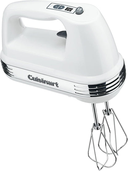 Cuisinart Power Advantage Plus 9-Speed Hand Mixer, 220W Motor, Electric Mixer with Dishwasher-Safe Beaters, Storage Case, HM-90BCS, Brushed Chrome