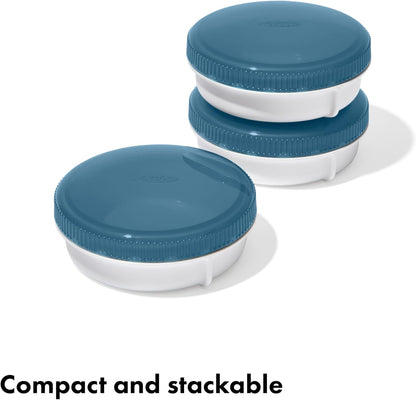 OXO Good Grips Prep and Go Silicone Squeeze Bottle 2 Pack - Ocean Blue