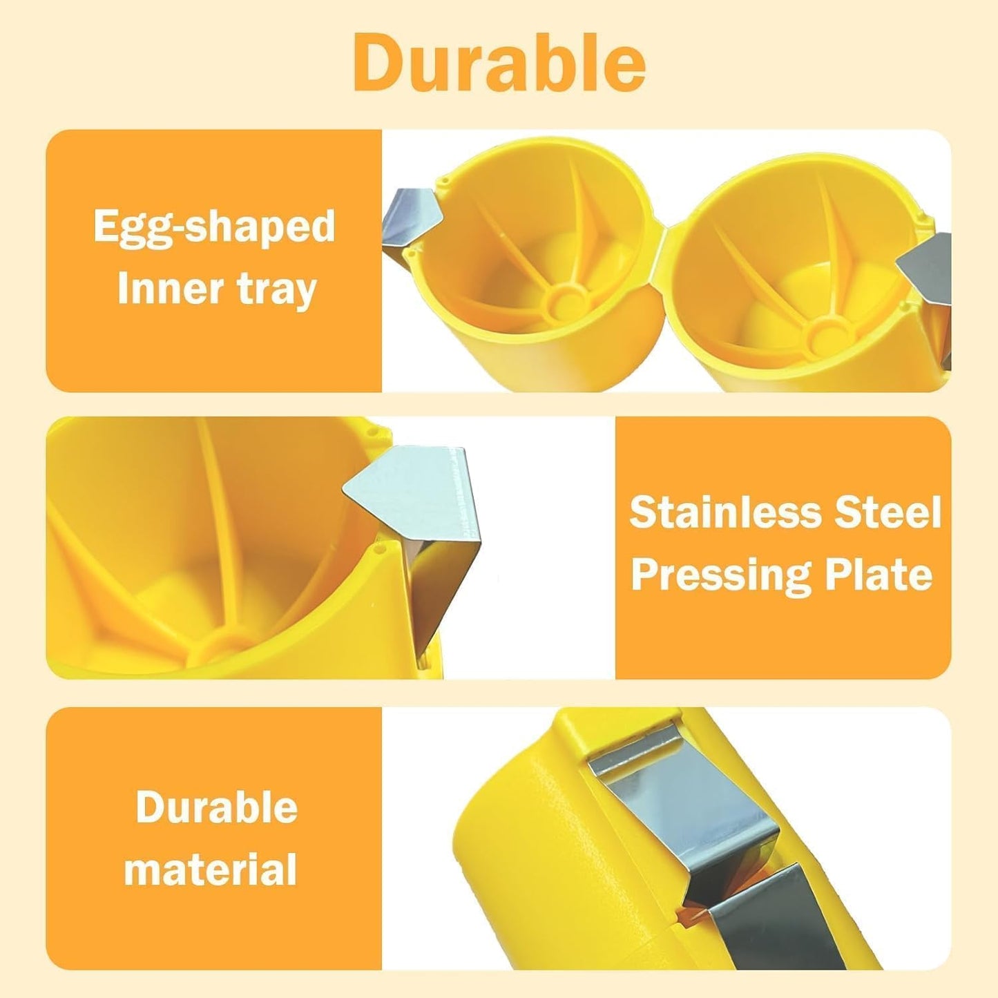 3Pcs Egg Shell Opener, Egg Peeler Tool for Eggs, Stainless Steel Eggshell Opener, Egg Topper Cutter Tool, Egg Cracker for Raw Eggs