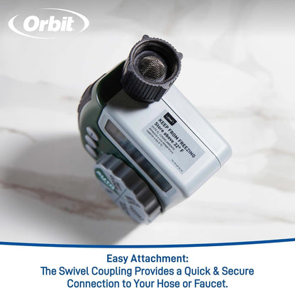 Orbit 62067 1-Outlet Programmable Digital Hose Watering Timer, 2-Pack