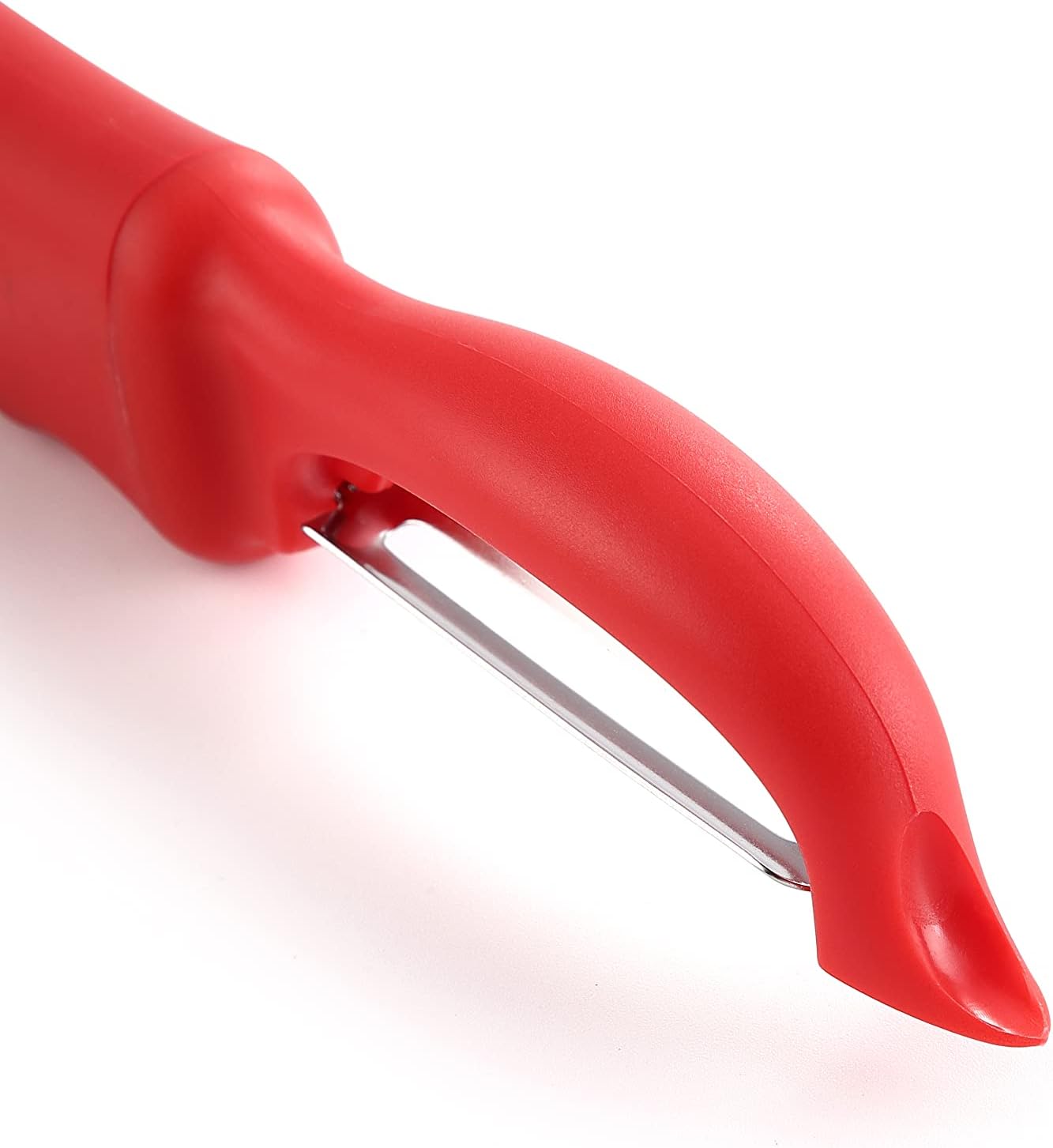 Spring Chef Premium Swivel Vegetable Peeler, Soft Grip Handle and Ultra Sharp Stainless Steel Blades - Perfect Kitchen Peeler For Veggie, Fruit, Potato, Carrot, Apple - Pink Lemonade