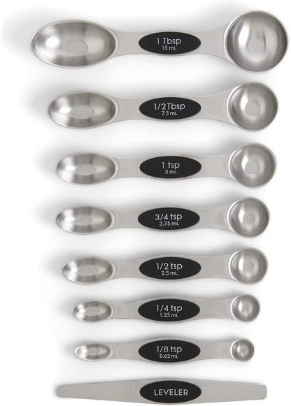 Mrs. Anderson’s Baking Measuring Spoons, 6-Piece Set, Heavyweight 18/8 Stainless Steel