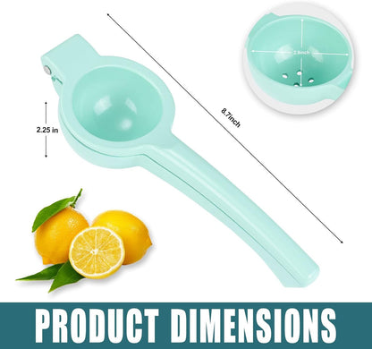 Y-ME Manual Juicer Citrus Lemon Squeezer, Fruit Juicer Lime Press Metal, Professional Hand Juicer Kitchen Tool(Yellow）