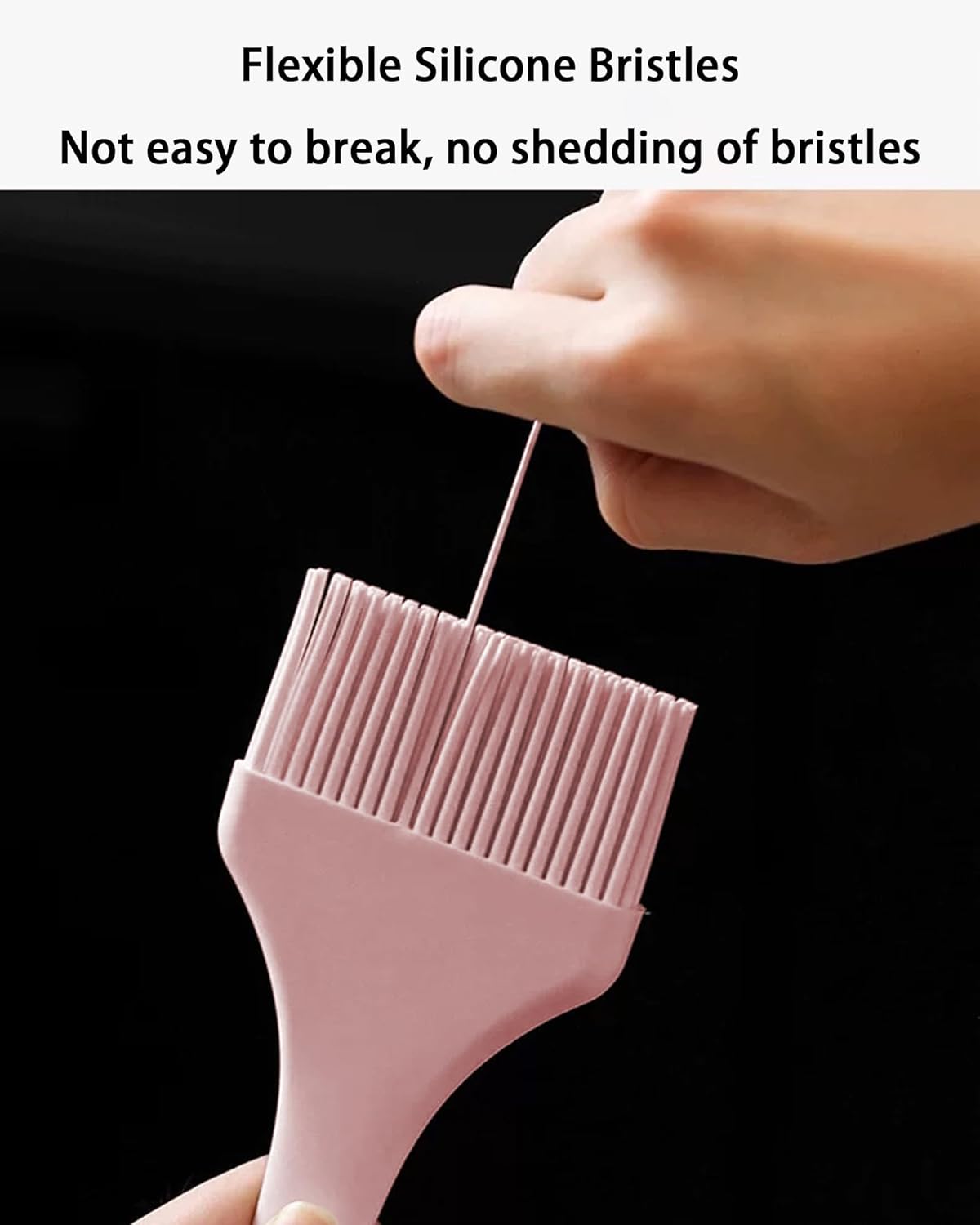 2Pcs Silicone Basting Pastry Brush - Heat Resistant Cooking Brushes Food Brush for Oil, Sauce, BBQ, Baking Outdoor Grill Dishwasher Safe – Green