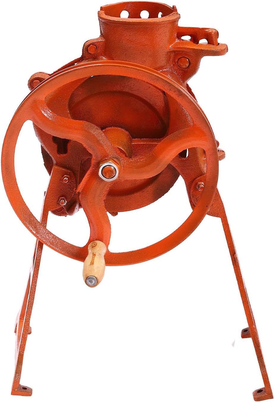 Corn Sheller Hand Crank, Cast Iron Corn Cob Thresher with Stand, Manual Quick Corn Cob Stripper Tool for Home Use, Heavy Duty Corn Cob Stripper for Small Farm and Household Usage